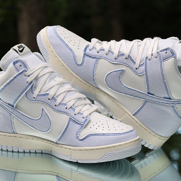 Nike Dunk High 1985 Blue Denim Men’s Size 10.5 - Picture 11 of 15